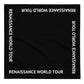 RENAISSANCE WORLD TOUR black bandana