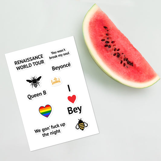 Renaissance World Tour Sticker Sheet