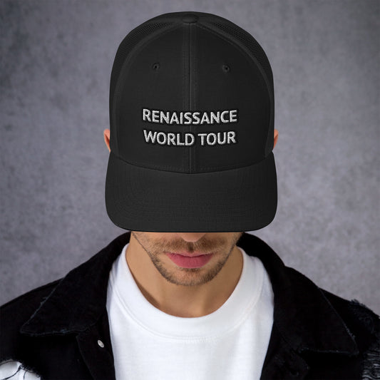 RENAISSANCE WORLD TOUR Embroidered Trucker Cap