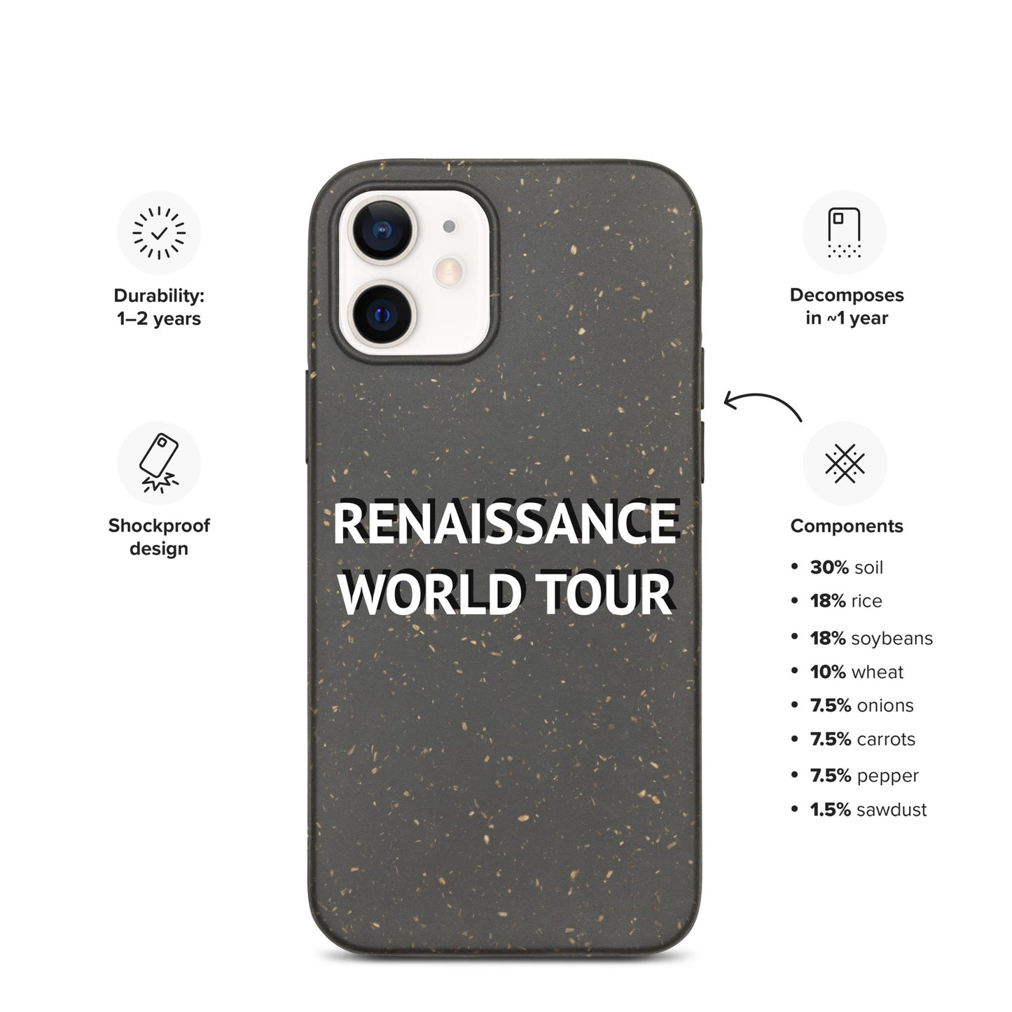 RENAISSANCE WORLD TOUR Spotted iPhone Case