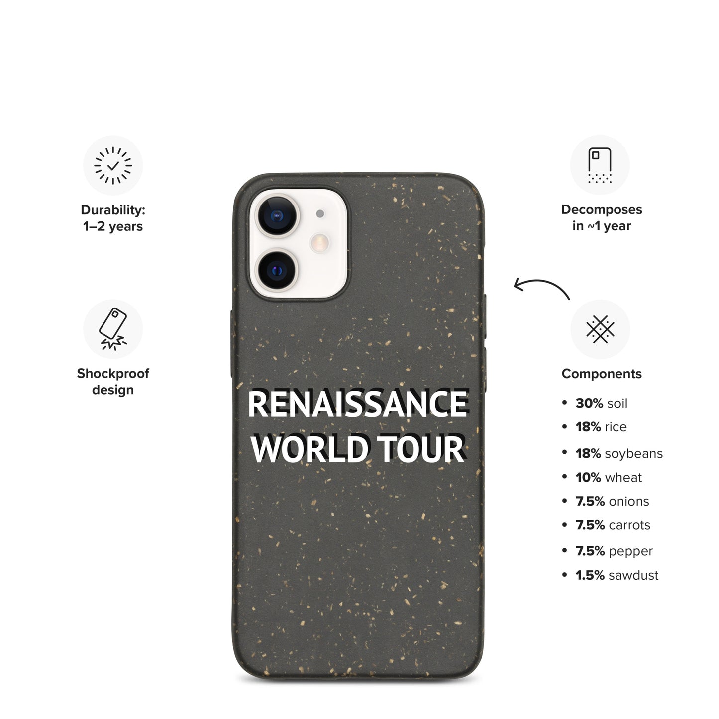 RENAISSANCE WORLD TOUR Spotted iPhone Case