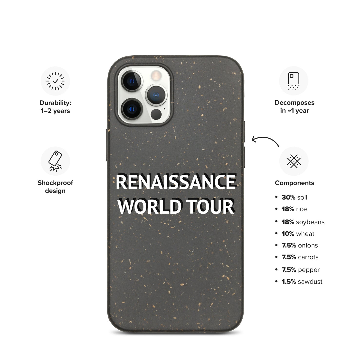 RENAISSANCE WORLD TOUR Spotted iPhone Case