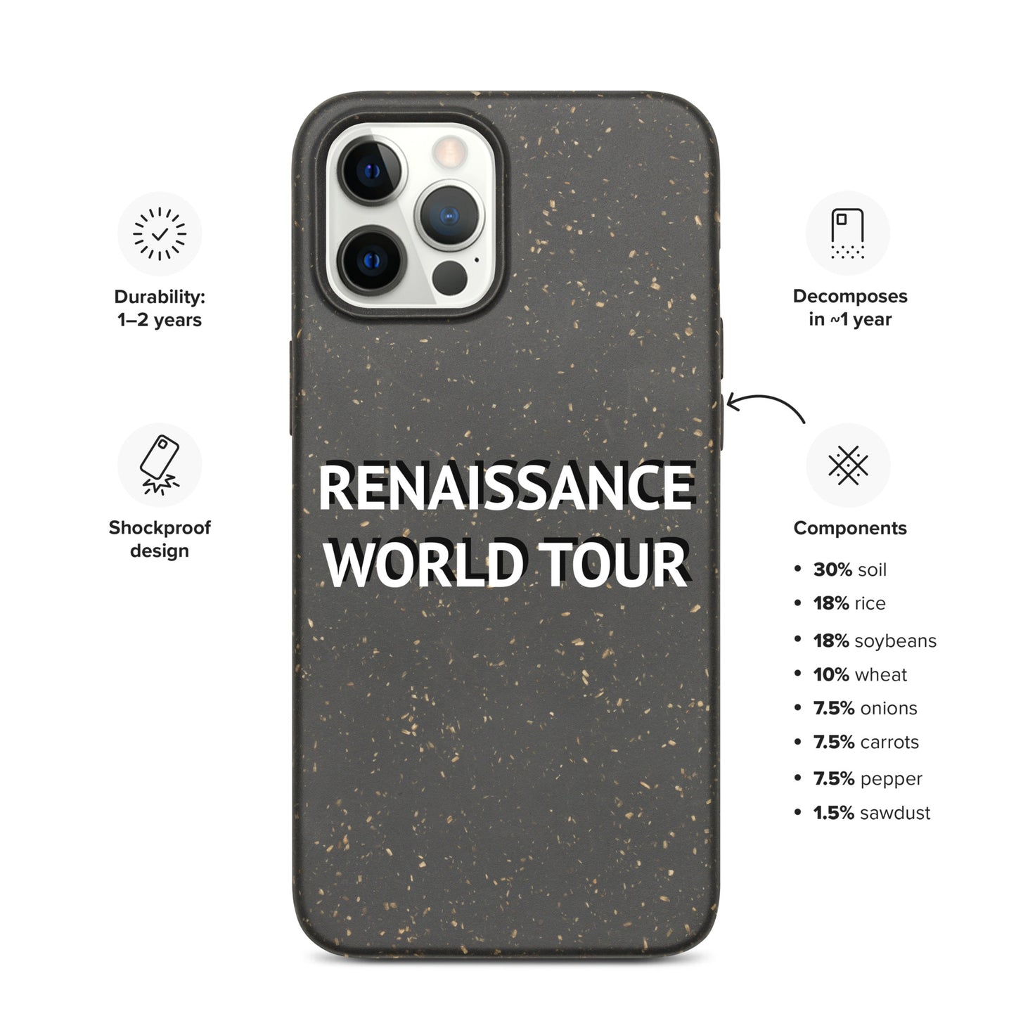 RENAISSANCE WORLD TOUR Spotted iPhone Case