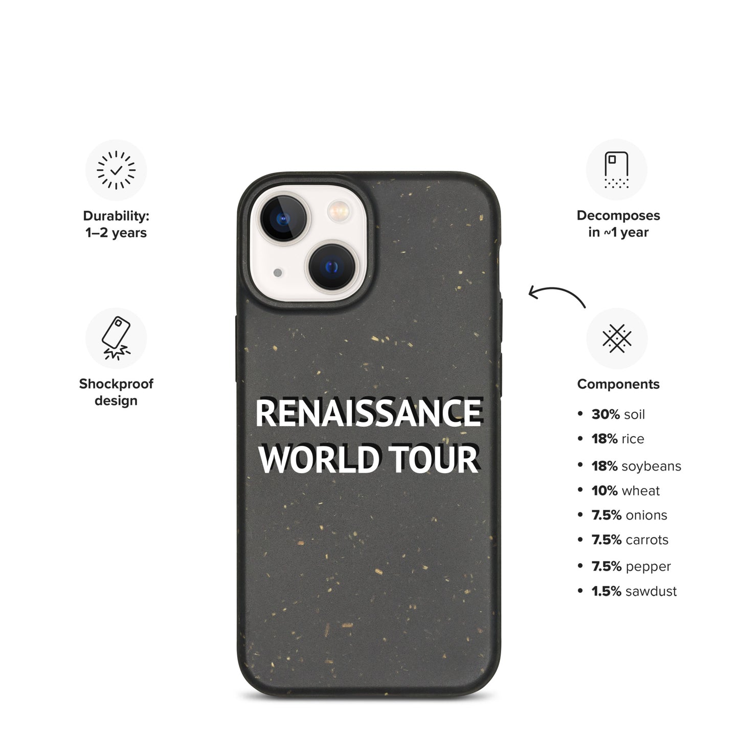 RENAISSANCE WORLD TOUR Spotted iPhone Case