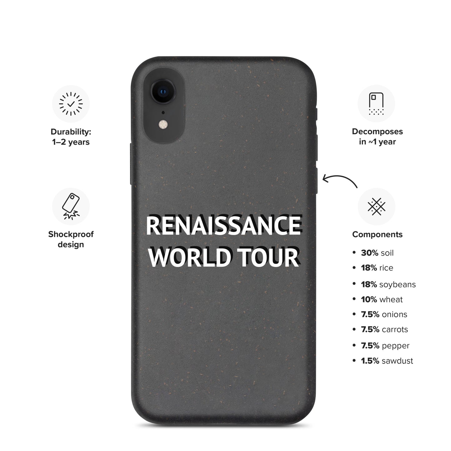 RENAISSANCE WORLD TOUR Spotted iPhone Case