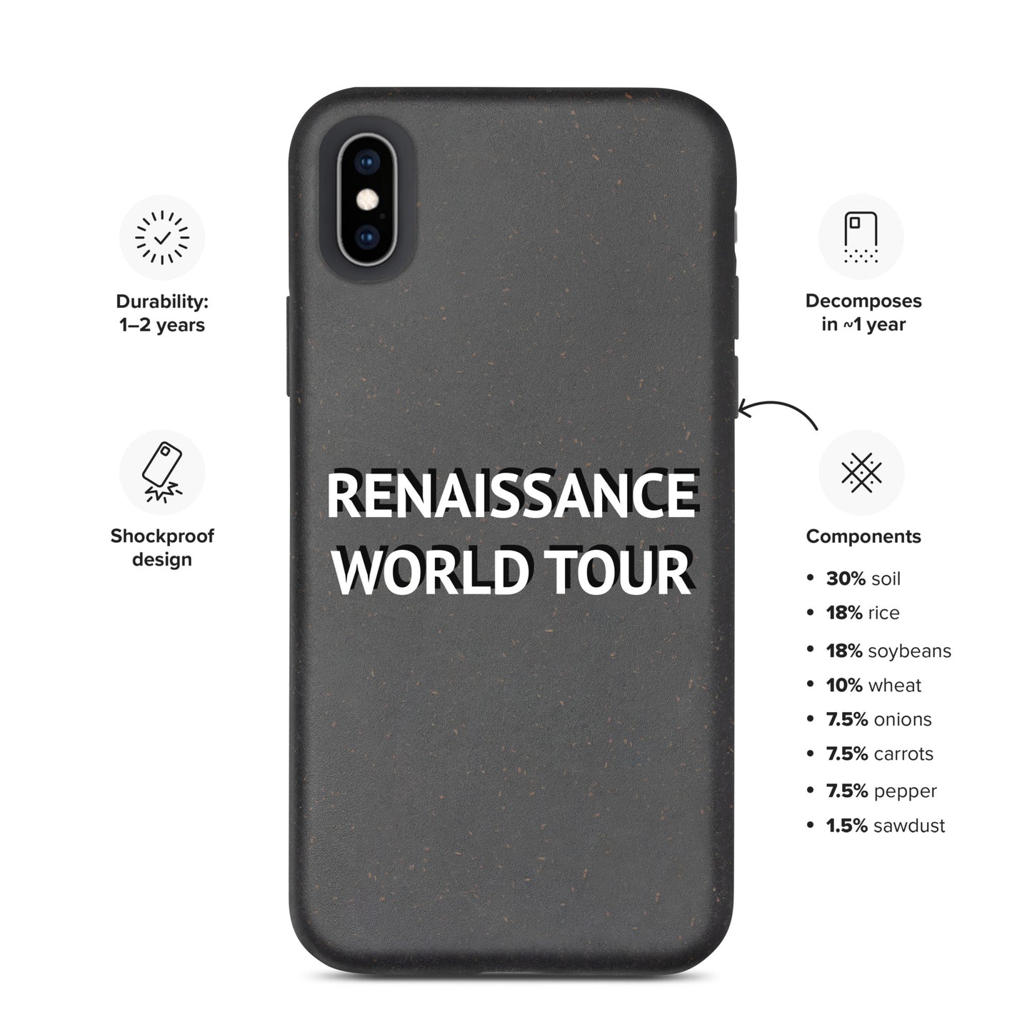 RENAISSANCE WORLD TOUR Spotted iPhone Case