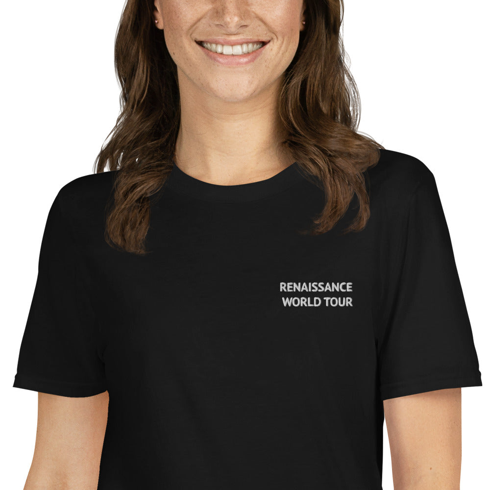 Unisex T-shirt RENAISSANCE WORLD TOUR embroidered