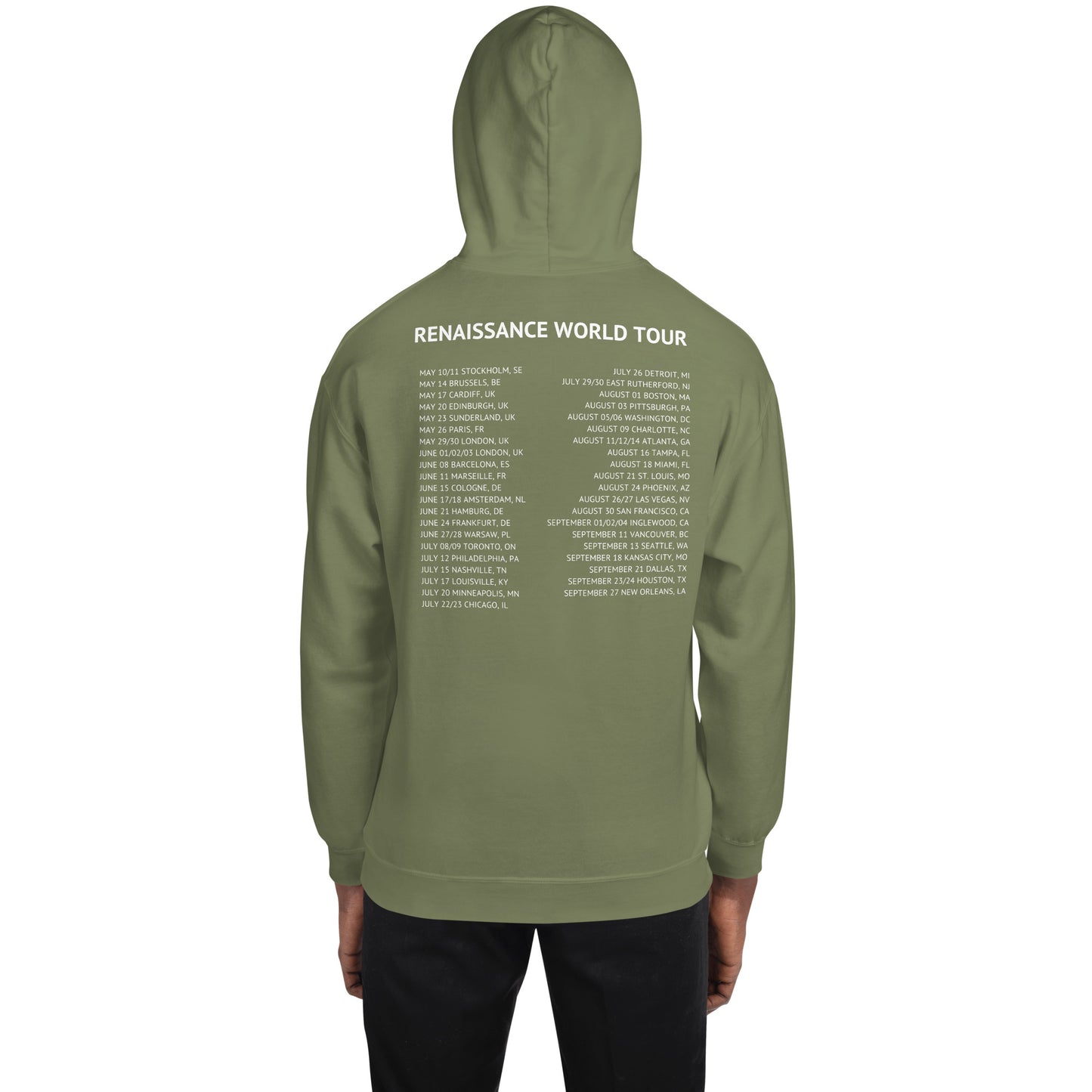 RENAISSANCE WORLD TOUR Embroidered Unisex Hoodie